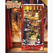 ArtLife 藝術生活DIY袖珍小屋_【SQ-17】寄放時光 雪夜月影( 微縮 袖珍 模型 DIY 交換禮物)