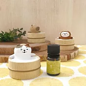 【組合】日本DECOLE可愛動物泡湯擴香石 —泡湯水豚+泡湯猴子