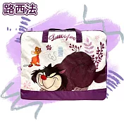 DF 童趣館 - 正版迪士尼/蠟筆小新/三麗鷗大容量雙頭拉鍊棉被收納袋-多款任選 路西法
