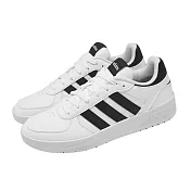 adidas 休閒鞋 Courtbeat 男鞋 白 黑 網球鞋 皮革 復古 愛迪達 ID9658