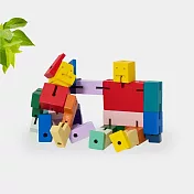 Cubebot 酷比人狗好朋友組【經典迷你】木製變形積木機器人．益智設計玩具．療癒小物．生日禮物推薦