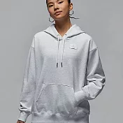 NIKE AS W J FLT FLC FT PO 24 女 連帽上衣-HJ1312051 L 灰白色