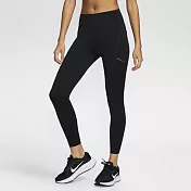 NIKE AS W NK DF SWIFT HR 7/8 TIGHT 女 緊身長褲-HJ2253010 L 黑色
