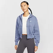 NIKE AS W NSW PHNX FLC CROP FZ HDY 女連帽外套-HV2427499 L 紫色