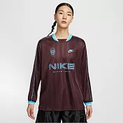 NIKE AS W NSW LS JERSEY 女長袖上衣-IM7453652 L 棕紅色
