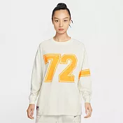 NIKE AS W NSW LS TEE OS GCEL 女長袖上衣-IO0481047 L 米黃色