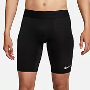 NIKE AS M NP DF LONG SHORT 男緊身短褲-FB7964010 L 黑色
