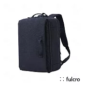 【fulcro】ESSENCE 系列-簡約多功能後背包(M)(多色可選)(日本空運來台x授權台灣經銷) 黑色