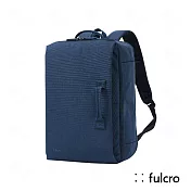 【fulcro】ESSENCE 系列-簡約多功能後背包(M)(多色可選)(日本空運來台x授權台灣經銷) 深藍色