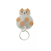 日本DECOLE磁鐵鑰匙圈 —橘貓