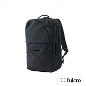 【fulcro】Explorer系列-簡約多功能後背包(pro)(多色可選)(日本空運來台x授權台灣經銷) 黑色