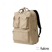 【fulcro】Explorer系列-簡約多功能手提後背包(vertical)(多色可選)(日本空運來台x授權台灣經銷) 淺褐色