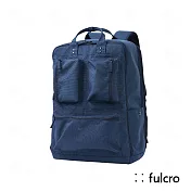 【fulcro】Explorer系列-簡約多功能手提後背包(vertical)(多色可選)(日本空運來台x授權台灣經銷) 深藍色