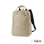 【fulcro】City系列-簡約手提後背包(oblong)(多色可選)(日本空運來台x授權台灣經銷) 淺褐色