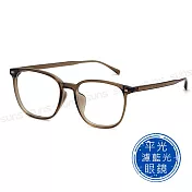 【SUNS】時尚濾藍光眼鏡 TR90韓版方框 素顏神器 輕量僅18g S8136 抗UV400  冷茶框