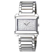 GOTO 閃耀魅力晶鑽時尚錶-銀