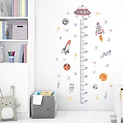 時尚壁貼-宇宙飛船身高貼