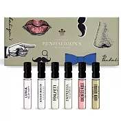 PENHALIGON’S 潘海利根 典藏香氛禮盒(2mlX6)[月亮女神+狐狸+廣霍之匣+牧羊少年+公鹿+黑玫瑰]-香水航空版