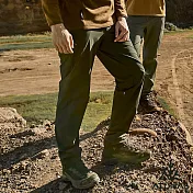 【ATUNAS 歐都納】男款CORDURA耐磨透氣彈性長褲/防潑水涼感登山褲/大尺碼A1PAGZ04M- M 深綠