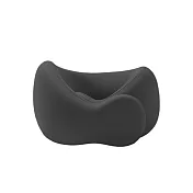 【野一夏】可水洗磁吸扣記憶旅行枕－附收納袋 飛機枕 午睡枕 旅行枕 頸枕 -黑色