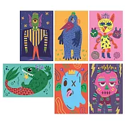 怪物們 6PCS Clementoni立方體拼圖