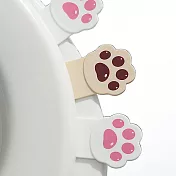 E.City_可愛療癒系貓掌馬桶掀蓋器2入 隨機出貨