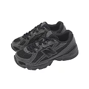 New Balance NB 休閒鞋 740 寬楦 中童 小朋友 黑水泥 緩震 運動鞋 PZ740BO-W 20cm BLACK CEMENT
