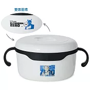 【Kikimmy】ULTRAMAN超人力霸王ZERO 304不鏽鋼雙耳餐碗(附蓋)