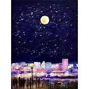 【玲廊滿藝】呂月華-星空系列/望高寮40x30cm