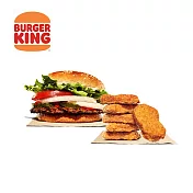 (電子票) 限時61折↘漢堡王 小華堡(原味/辣味)+6塊雞塊 喜客券【受託代銷】