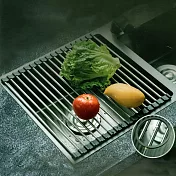 KIYODO不鏽鋼水槽瀝水架-大-2入