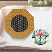 KIYODO八角原木止滑鍋墊-3入