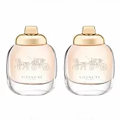 【COACH】紐約時尚經典女士淡香精 4.5ml(國際航空版)2入組
