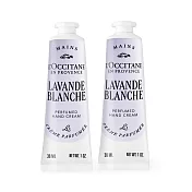 L’OCCITANE 歐舒丹 護手霜(30ml)X2-多香味可選-全新包裝-公司貨 白薰衣草