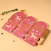 【Gdesign】2026 幸福圓馬 馬上發財 插畫紅包袋 2026創意設計款 限量發行(6入/包)  插畫款