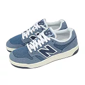 New Balance NB 休閒鞋 BB480 男鞋 女鞋 藍 復古 拼接 單寧 情侶鞋 BB480LDE-D