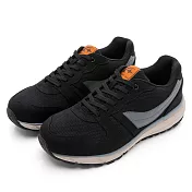 MOONSTAR 雨天不敗防水防滑健走男鞋 JP26 黑