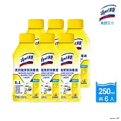 Lysol來舒 洗衣機清潔消毒液-檸檬清新(250ml) x6入