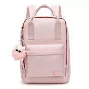 【Heine海恩】WIN-267 多功能防潑水 通勤後背包 旅行背包 15吋筆電後背包 男女適用 櫻花粉