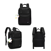 【Heine海恩】WIN-267 多功能防潑水 通勤後背包 旅行背包 15吋筆電後背包 男女適用 經典黑