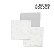 Mamas & Papas Muslin紗布巾3入組(90x90cm) 月下兔影