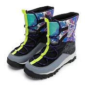 MOONSTAR月星 炫技者冰牙系列防水童靴 18 灰黑藍