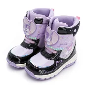 MOONSTAR月星 三麗鷗防水保暖童靴 15 酷洛米-黑