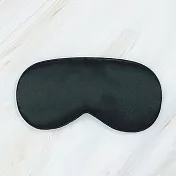 【科美】雙面仿真絲遮光眼罩 睡眠眼罩多色可選 （親膚透氣 調節扣 安心好眠） 黑色21*10cm