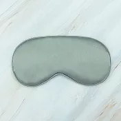 【科美】雙面仿真絲遮光眼罩 睡眠眼罩多色可選 （親膚透氣 調節扣 安心好眠） 太空灰21*10cm