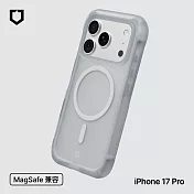 犀牛盾 iPhone 17 Pro(6.3吋) AirX極致氣墊緩衝磁吸手機殼(MagSafe兼容)- 流變灰