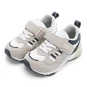 MOONSTAR月星 HI系列十大機能3E寬楦機能童鞋 18 卡其