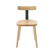 Maruni T&O T1 Chair 單椅 （楓木、綠）
