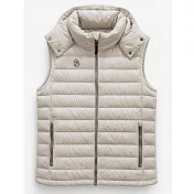 【荒野wildland】女700FP可拆帽輕暖羽絨背心227鵝卵石 S 227鵝卵石