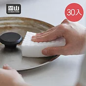 【日本霜山】可剪裁免洗劑強力去汙海綿/魔力擦-30入